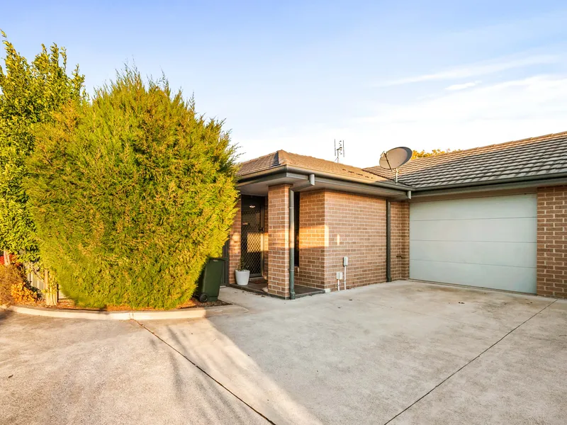 Private, Low Maintenance Living!