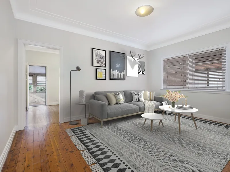 ART DECO GEM – 2 BEDROOMS plus STUDY, DECK area and LOTS OF SUN