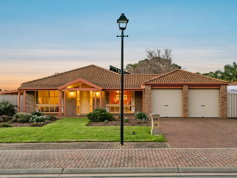 Positioned in a prominent location, this family home offers charm, space and versatility. 