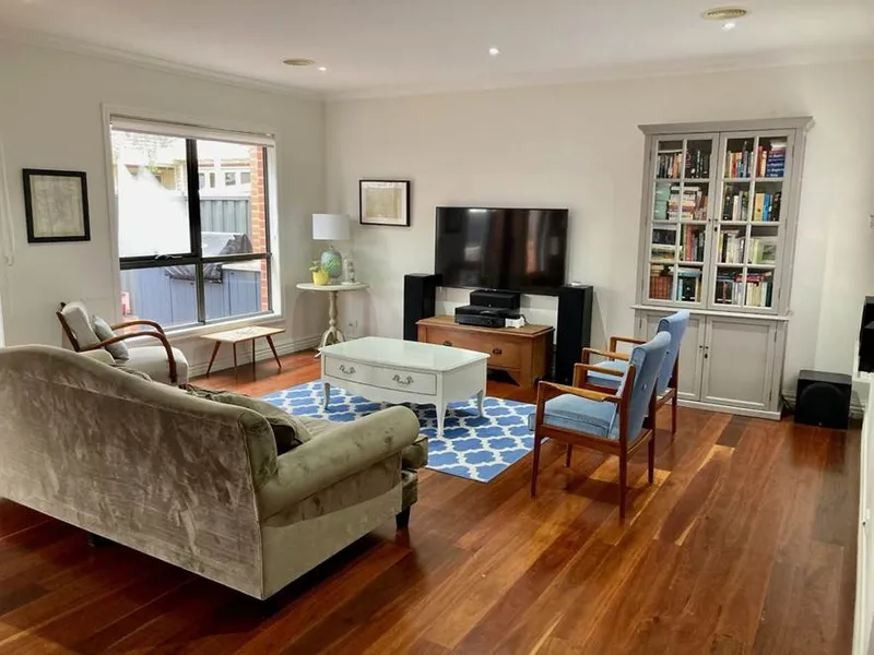 Spacious three bedroom home with an open plan living space and study now available.