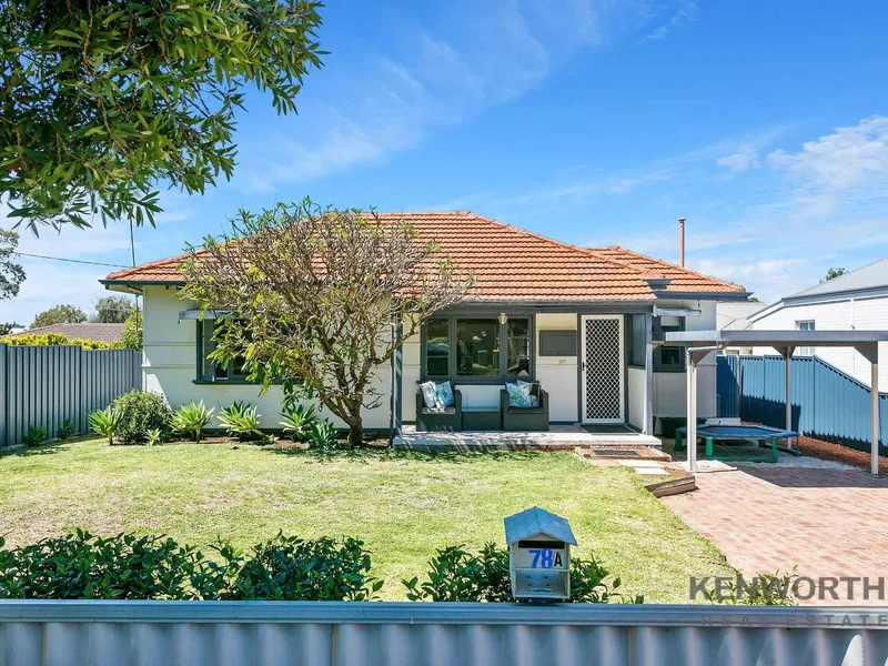 THREE BEDROOM, street front character home, on a 447sqm block