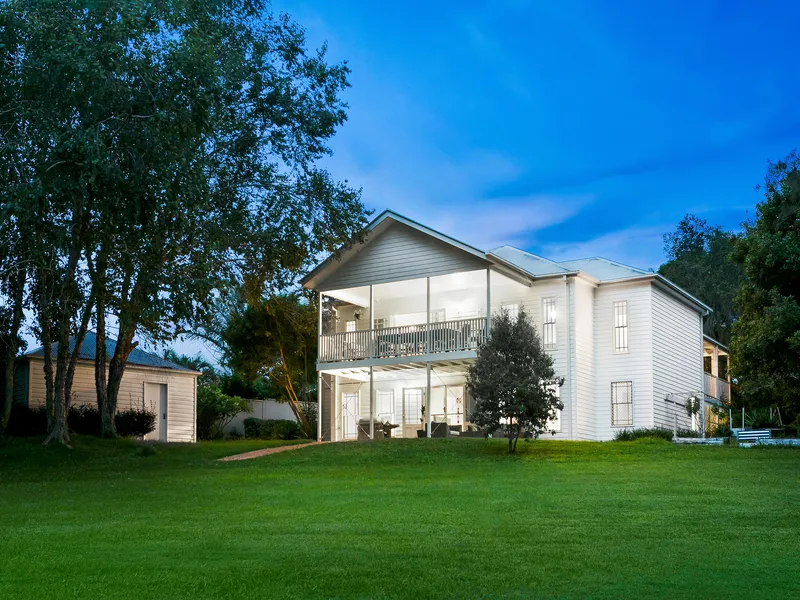 A Charming Queenslander boasting an acreage, riverside lifestyle without the maintenance. 