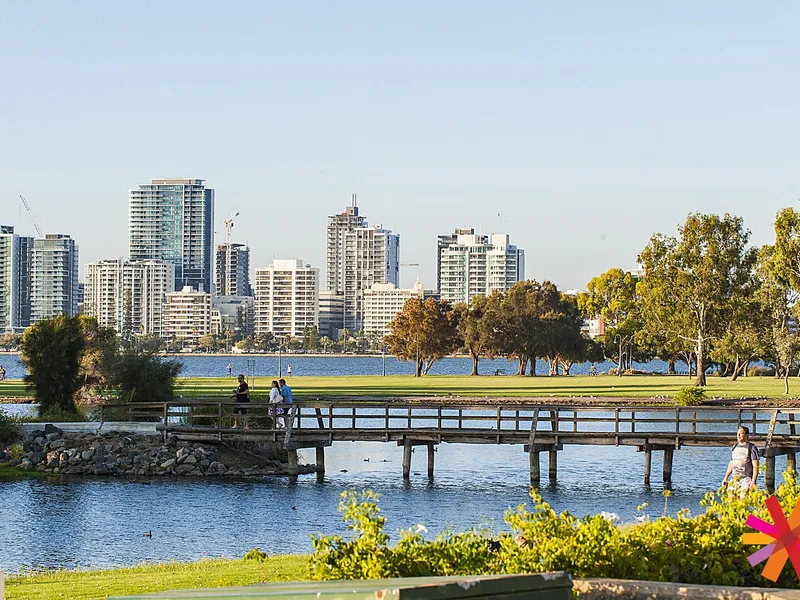 Love the Stunning Swan River in this Beautiful Secure Apartment -