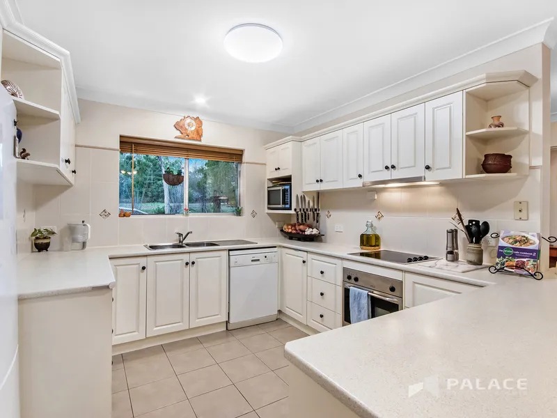 LOVELY ACREAGE LIVING WITH BIG SHED!!