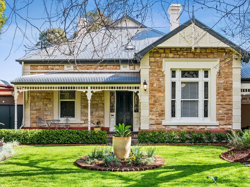 Immaculate sandstone fronted Villa located adjacent to Unley Park on approx. 825sqm