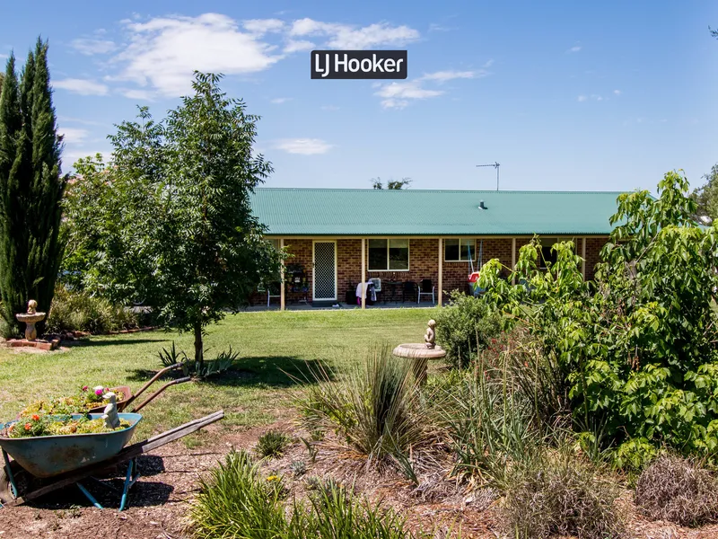 HOUSE ON APPROX. 2.17 ACRES. CLOSE TO CBD & WITH TOWN WATER + SHEDS!