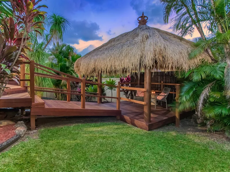 Stunning home with brand new Bali Hut!