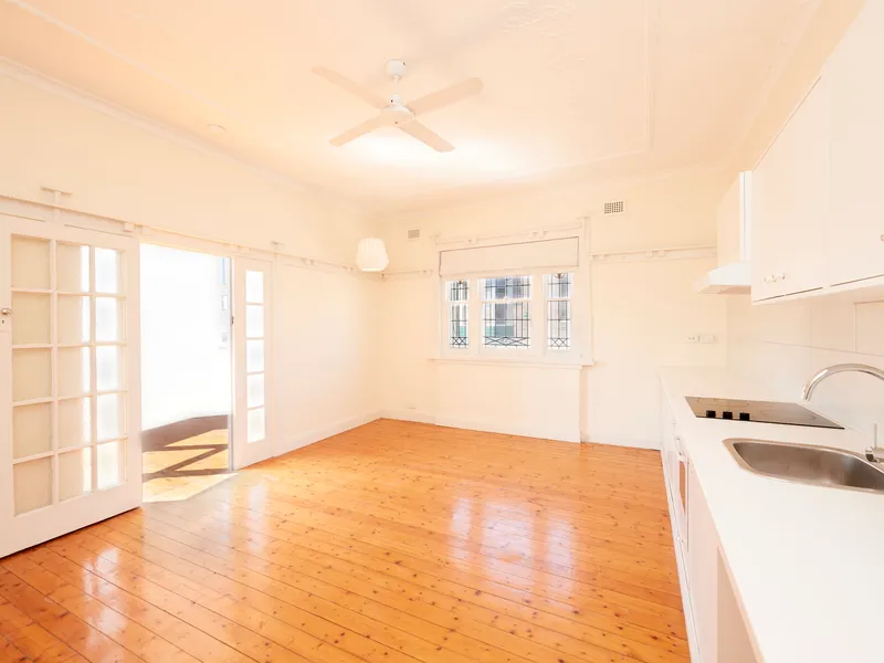 Character light filled apartment