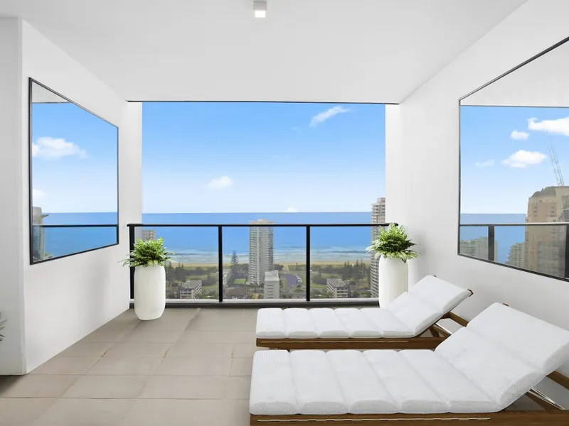 Experience Coastal Bliss: Ocean View Apartment with 3 Bedrooms in Broadbeach!