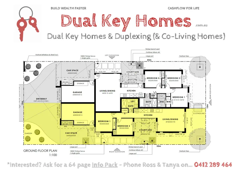 DUAL KEY HOMES --- Cashflow Positive + Compounding Growth = Dual Key Homes... (* Ask for a 64 page information pack !!!)