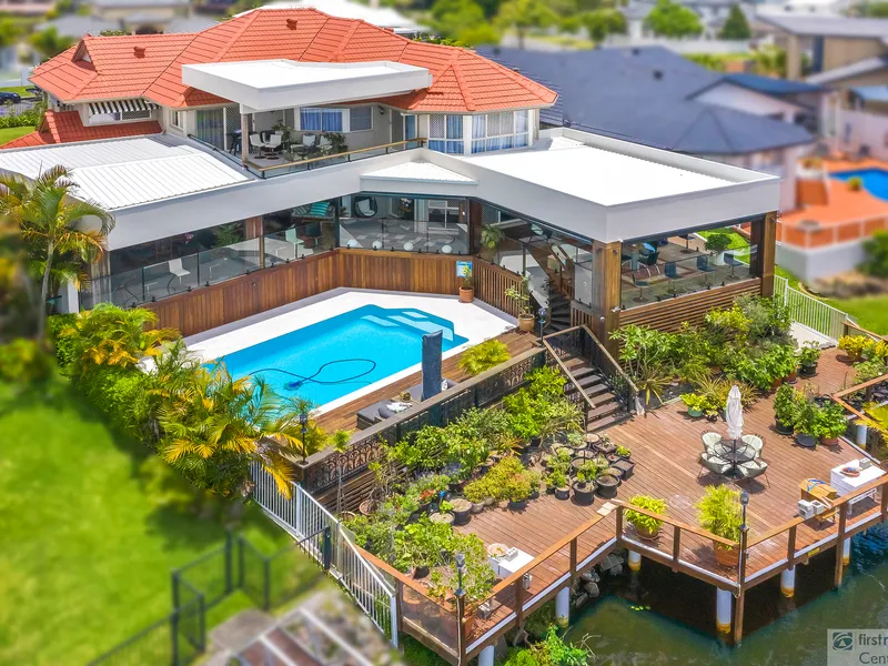 Oversized Home With Extensive Outdoor Entertaining Deck