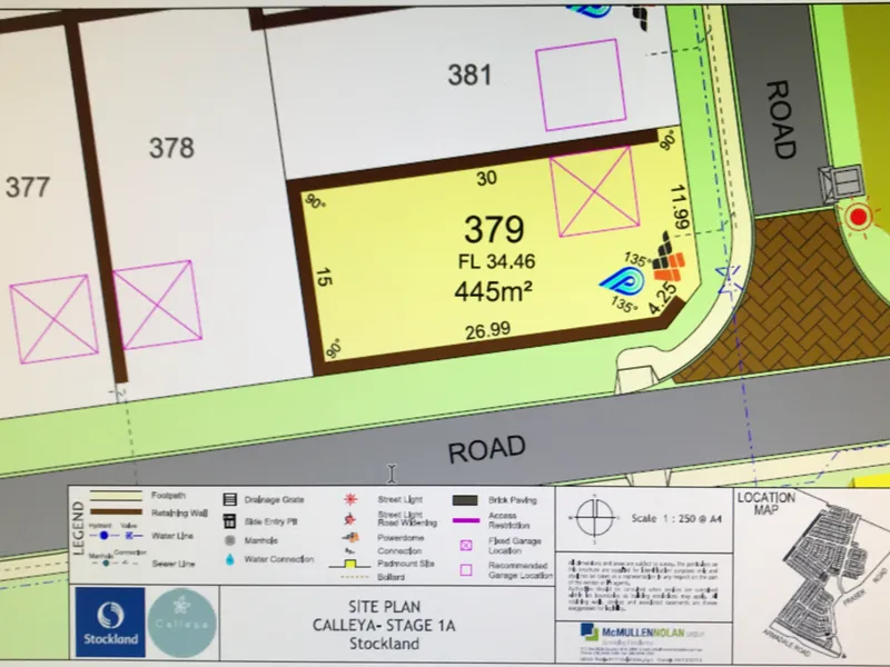 Last of the larger Large 445 m2 land.