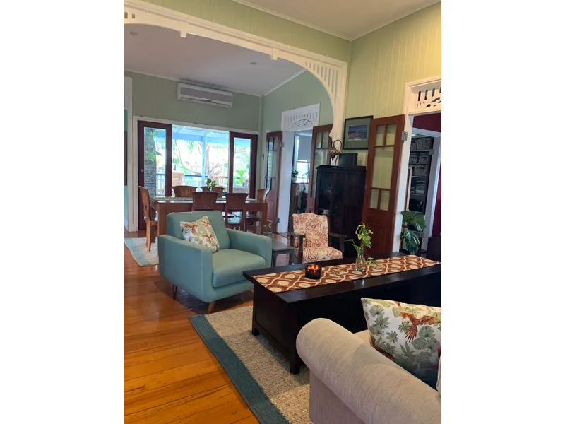 Short (2 month only) lease. Beautiful two storey Queenslander fully furnished.