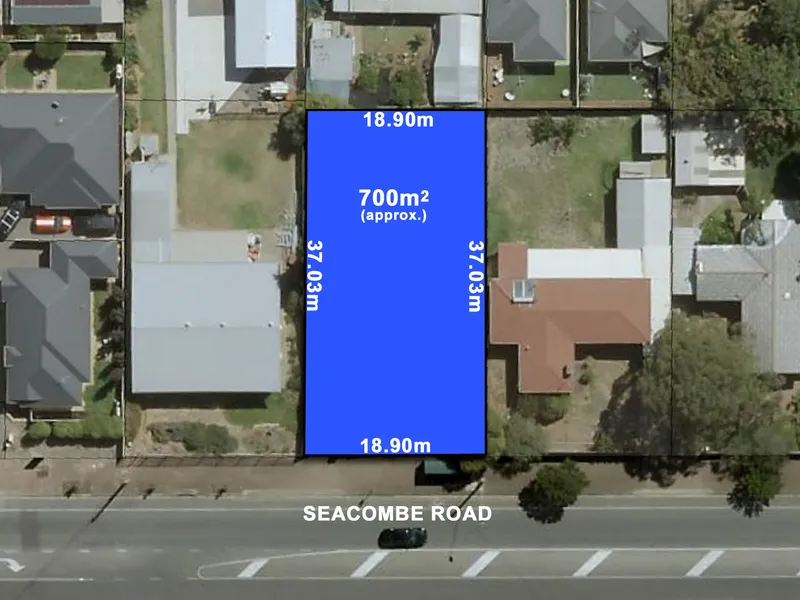 Large Allotment - North facing rear yard