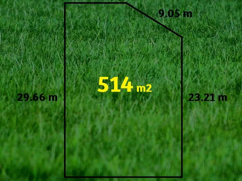 Corner block with 18.10 m width