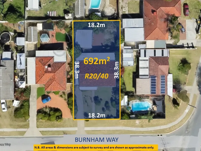CHERISHED FAMILY HOME ON 692M2 ZONED R20/40!