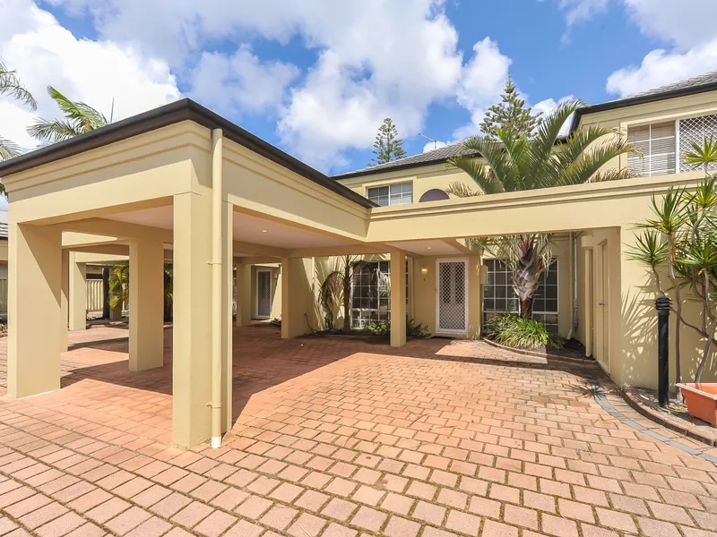 Modern Townhouse with triple security features.