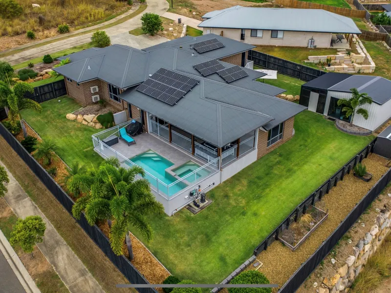 Spectacular Split-Level Home on 1,190m2 Block with Swimming Pool, Shed and Triple Garage