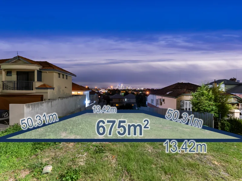 City Views, Three Lot Subdivision, Great Location!
