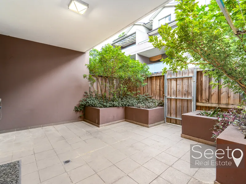 North Facing Split-Level Two Bedrooms Apartment, Ground Floor With Courtyard