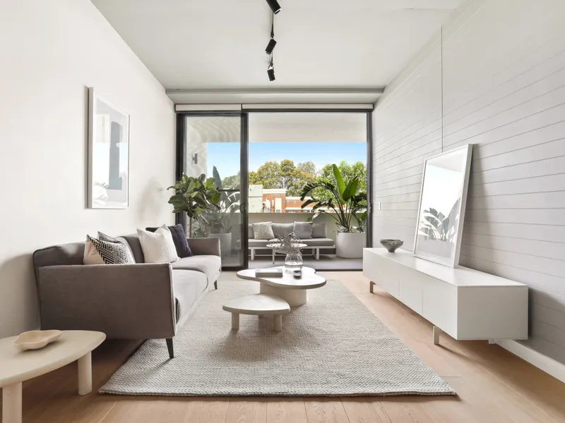 Light and Style in a Designer Living Space