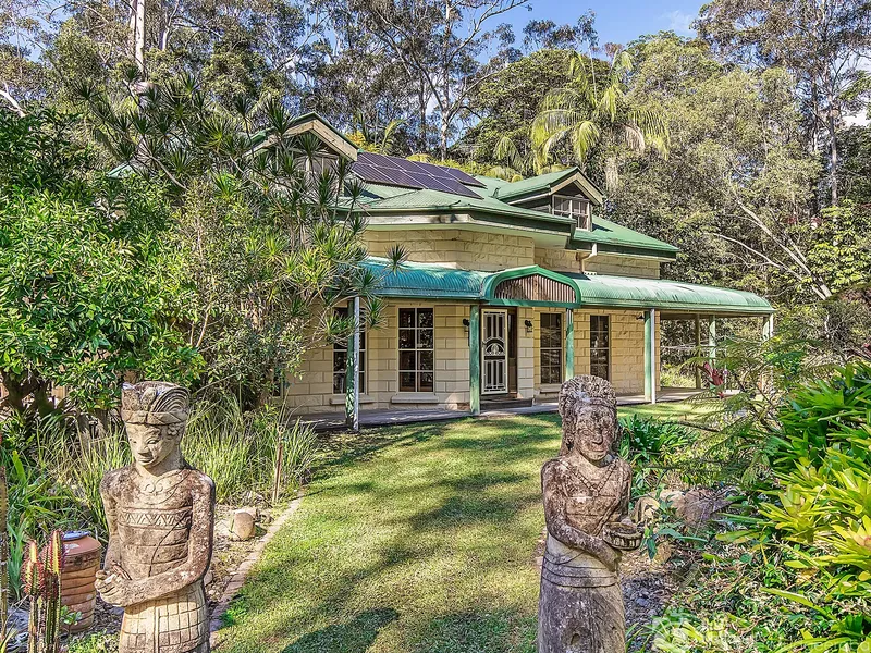 French colonial sandstone manor house on 10 acres