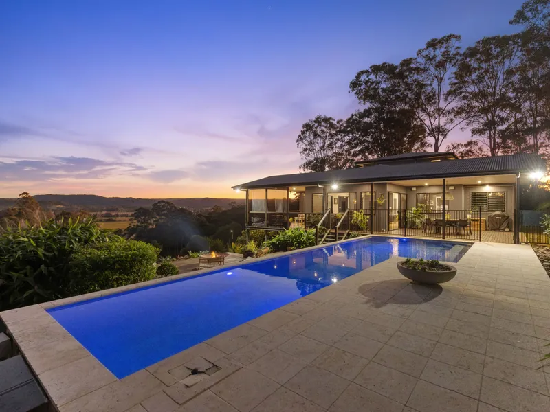 The entertainers dream, with views to die for, on your own private acre and a half!