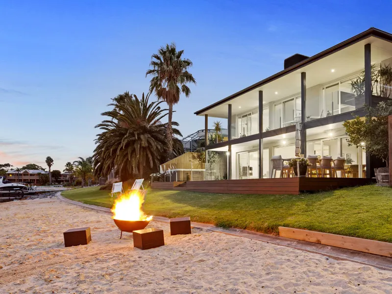 UNDER OFFER - North facing, sandy beach, deep water views