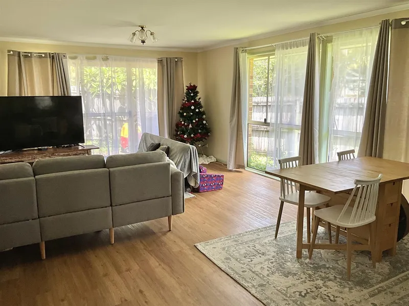 ROOM TO MOVE IN THE FULLY FENCED BACKYARD