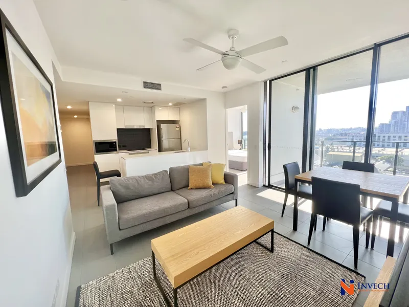 Level 16 - Open Plan Living Style of Two Bedroom Apartment for Rent
