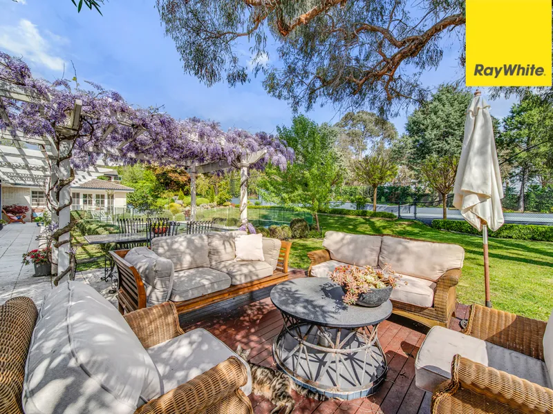 Executive residence with luxury inclusions amidst lush gardens