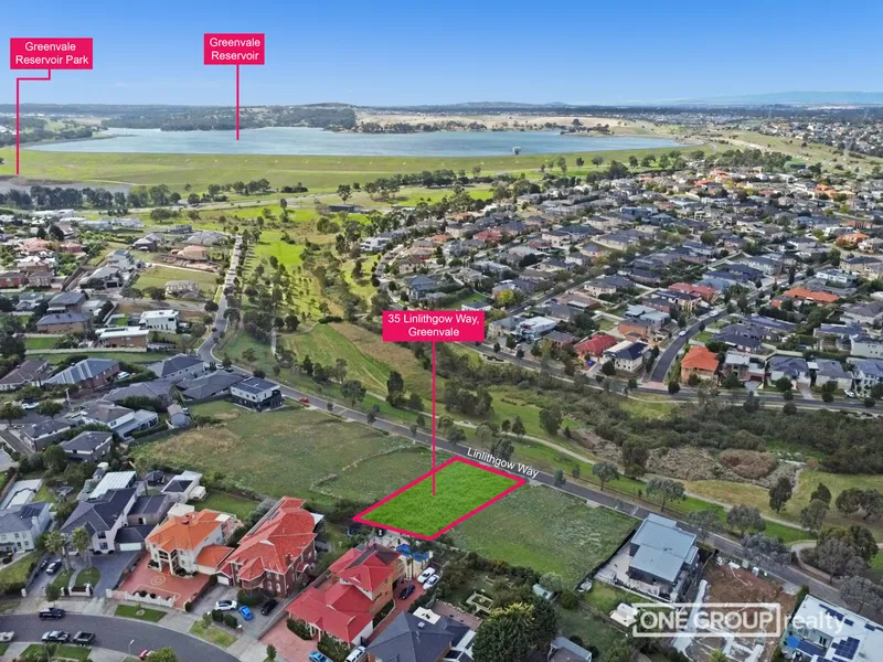 TITLED, READY TO BUILD WITH 20M WIDE FRONTAGE WITH VIEWS