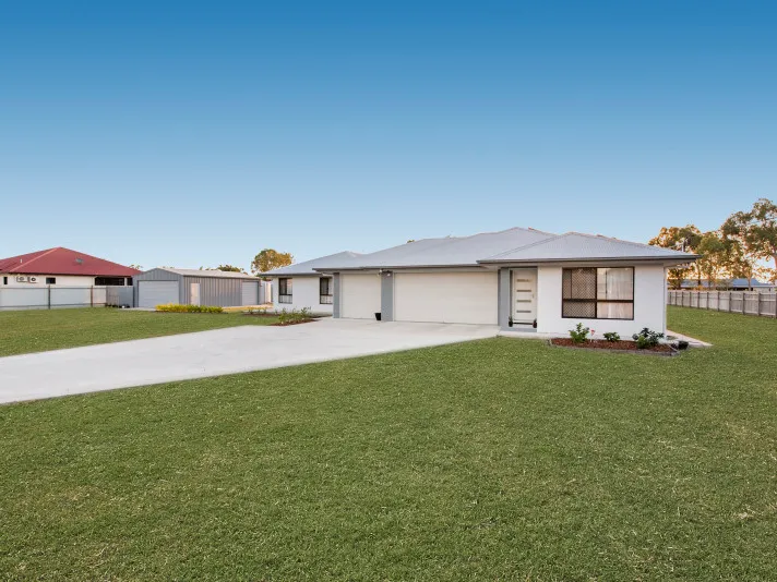 TWO YEAR OLD HOUSE AND GRANNY FLAT PLUS SHED ON 4000sqm BLOCK