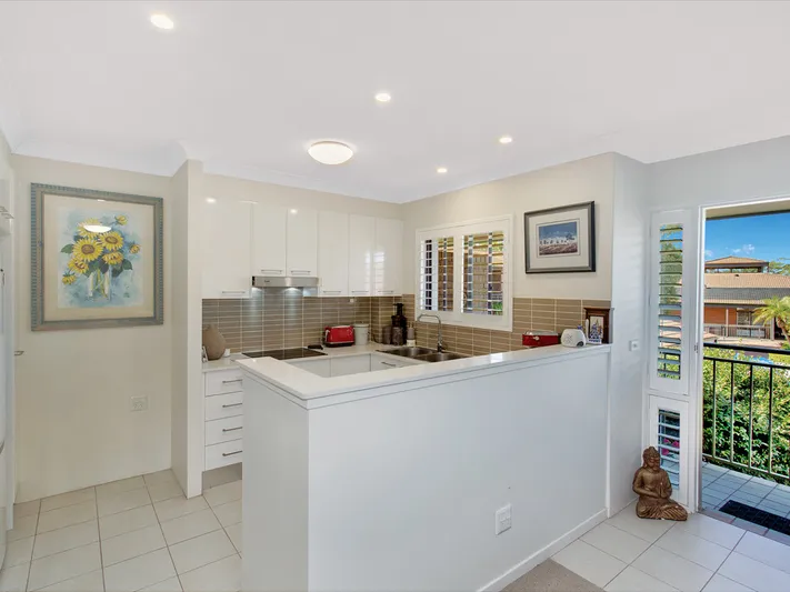 Morning sunshine and open plan living