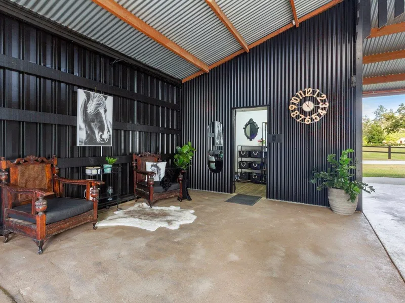 Finally! Flat, Creek Side Equine Property With Dual Living & Dual Access!