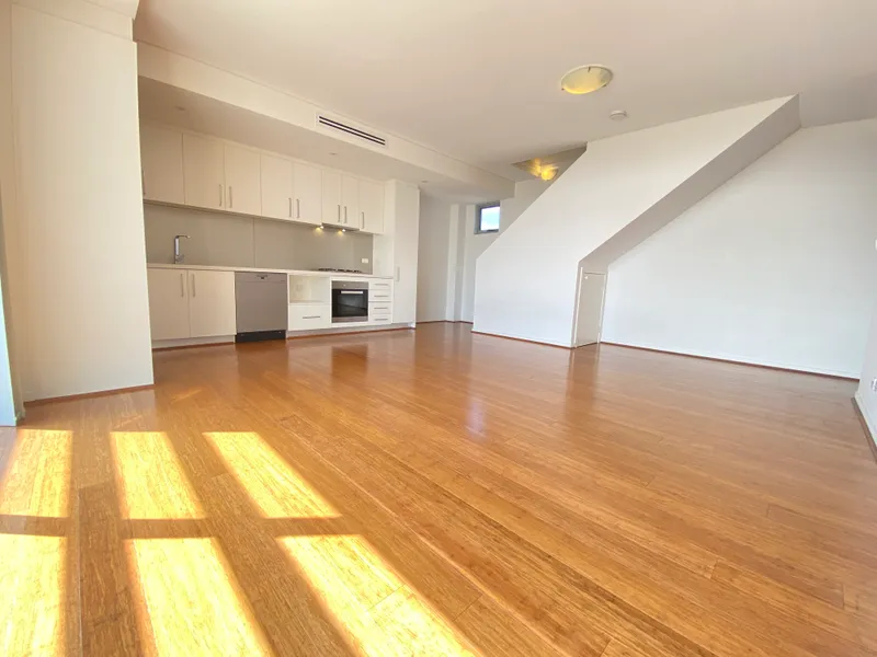 Large 2 bedroom with study timber floor throughout
