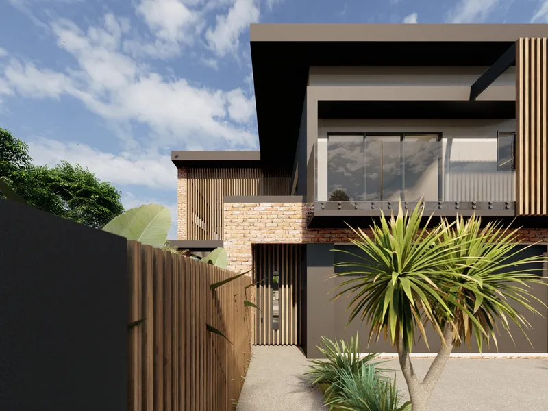 BRAND NEW! Premium modern home design one block from the waterfront