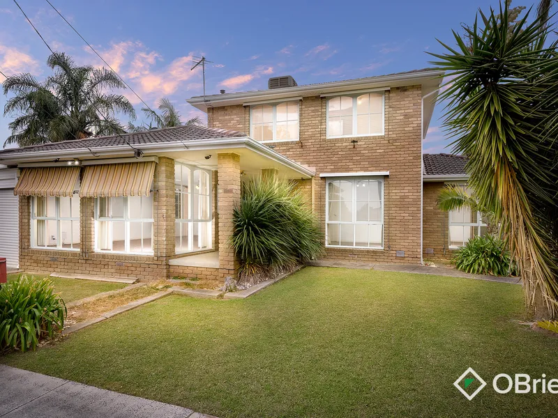 A family home overlooking a beautiful park.