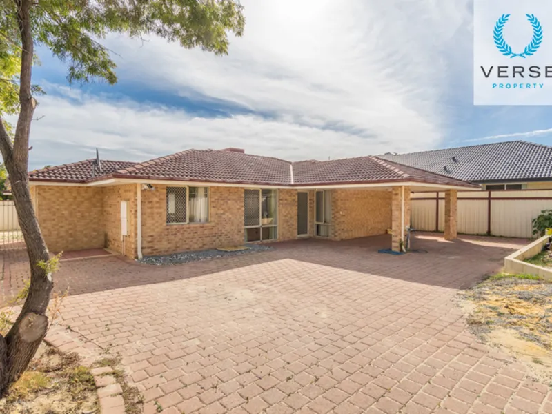 Partially furnished private rear house for a family!