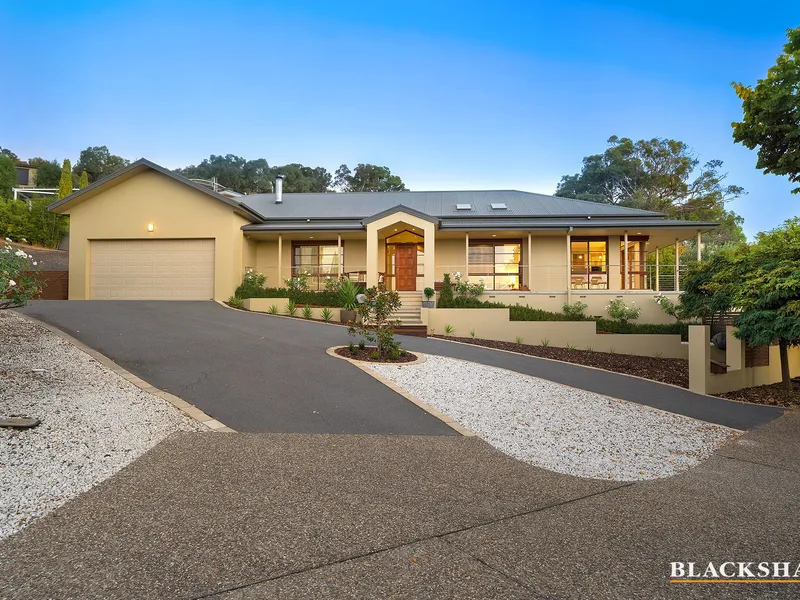 Contemporary Classic with Views backing Nature Reserve