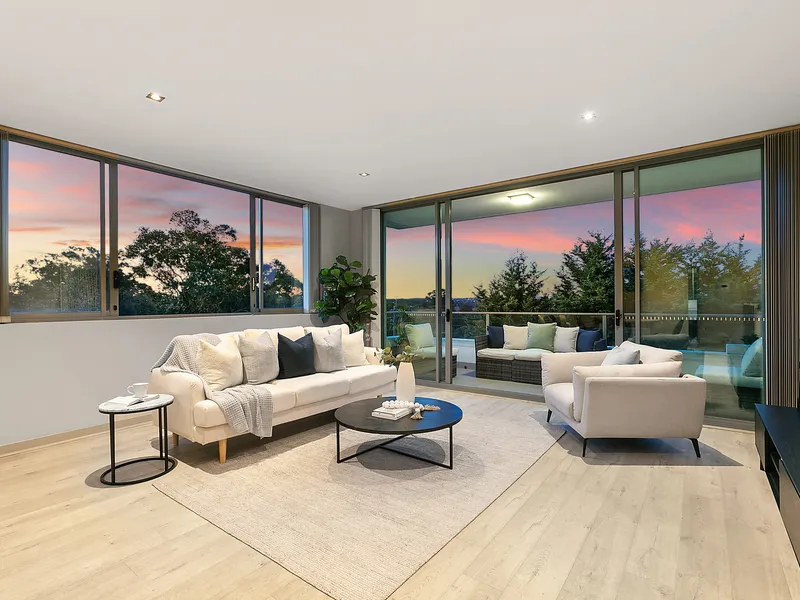 Stylish and sun-drenched three-bedroom apartment