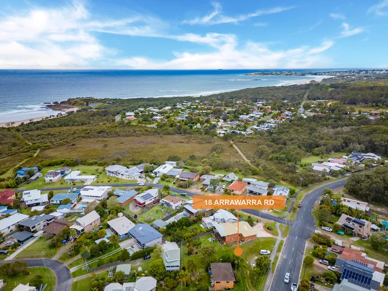Rare ocean view block available in Arrawarra Headland...