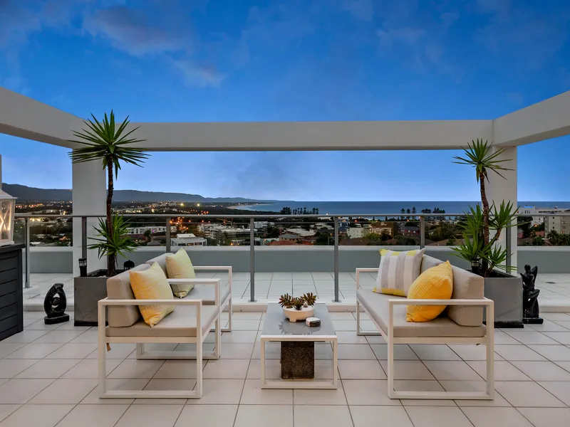 Stylish ocean view penthouse offers modern opulence