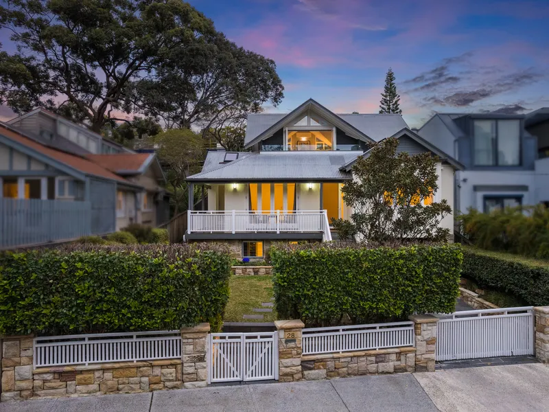 Magnificent, light filled family sanctuary in coveted harbourside location