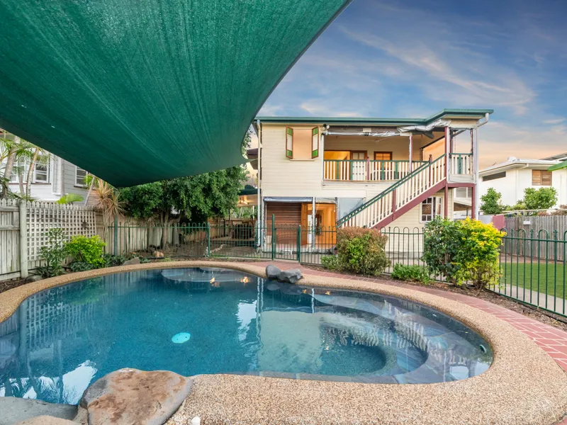 Stunning Queenslander in Serene Location with Rear Access and a Pool!  