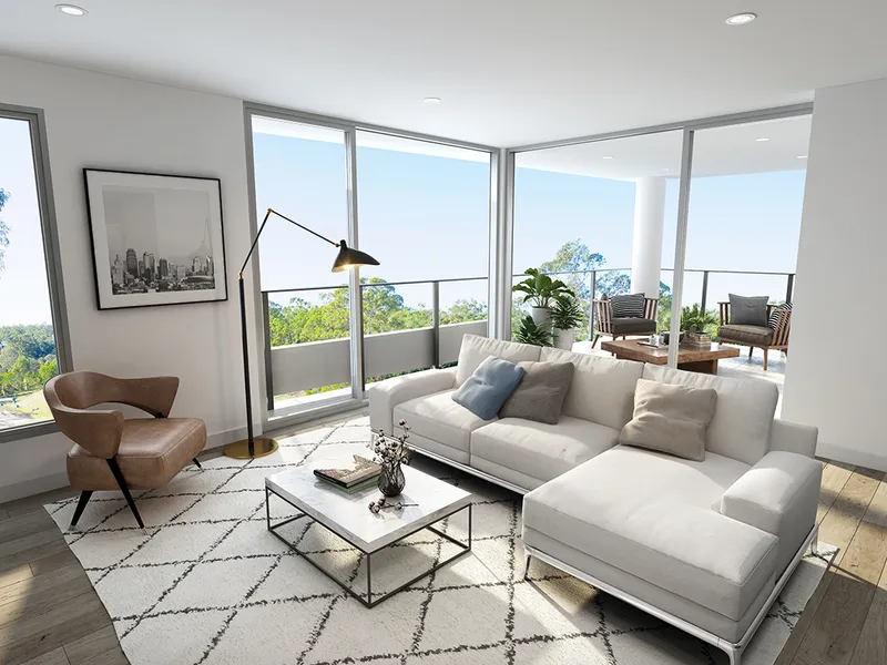 UNDER CONSTRUCTION: Spacious Open Plan 2 Bed, 2 Bath Apartment w/ Large Balcony.