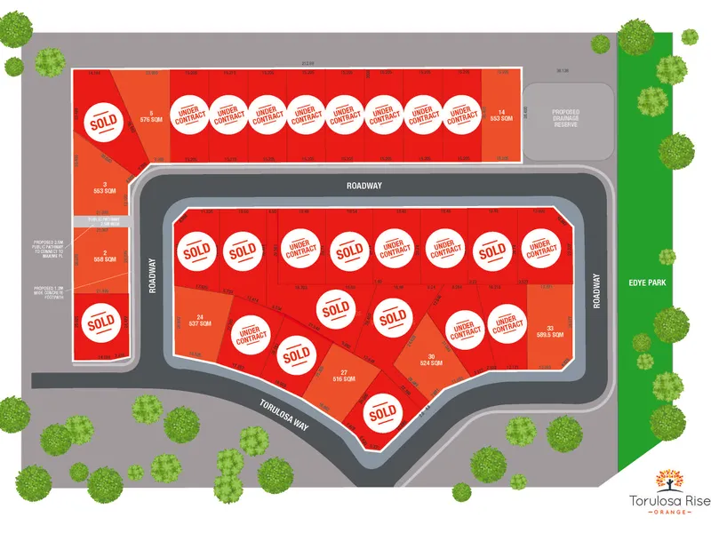 Lot 24 - TORULOSA RISE - www.torulosarise.com.au Enquire Now...Lots Selling Fast!