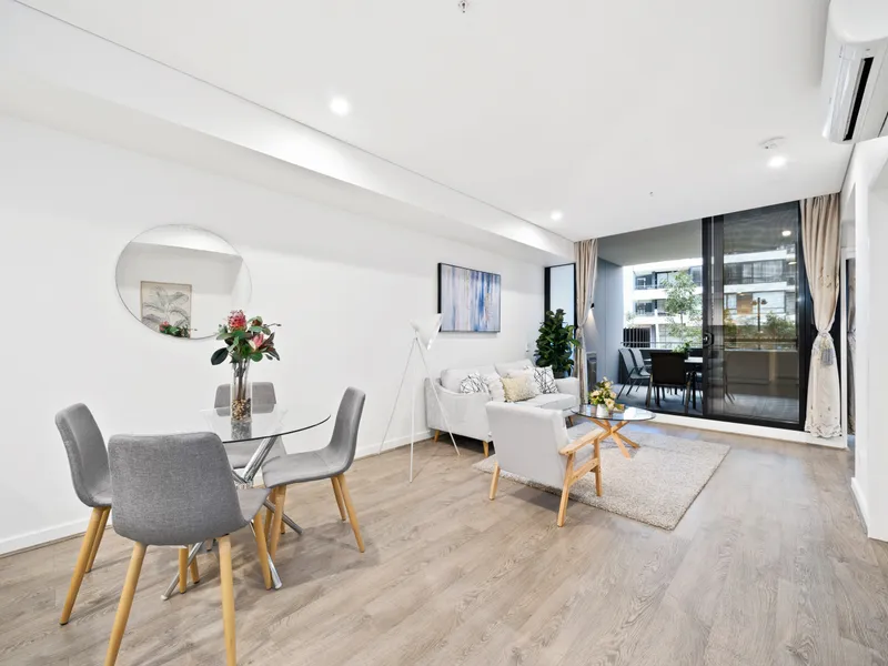 Modern two bedroom apartment with oversized master room