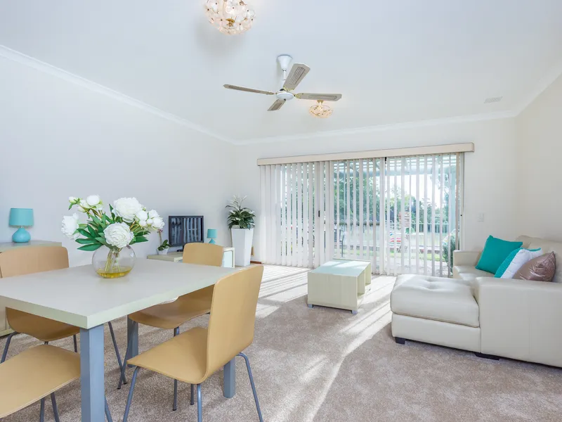 With an outlook across to the park and situated in a quiet corner of the village, this home has everything you need