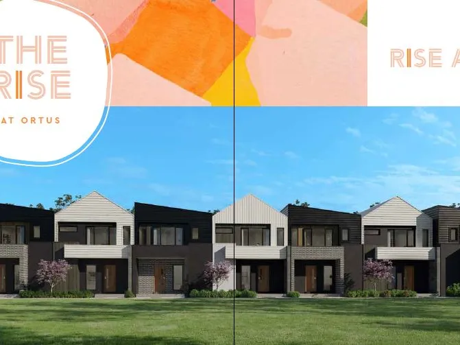 A 200m2 block with a 3 Bed plus a double garage Townhome in ORTUS ESTATE. Enquire Now!